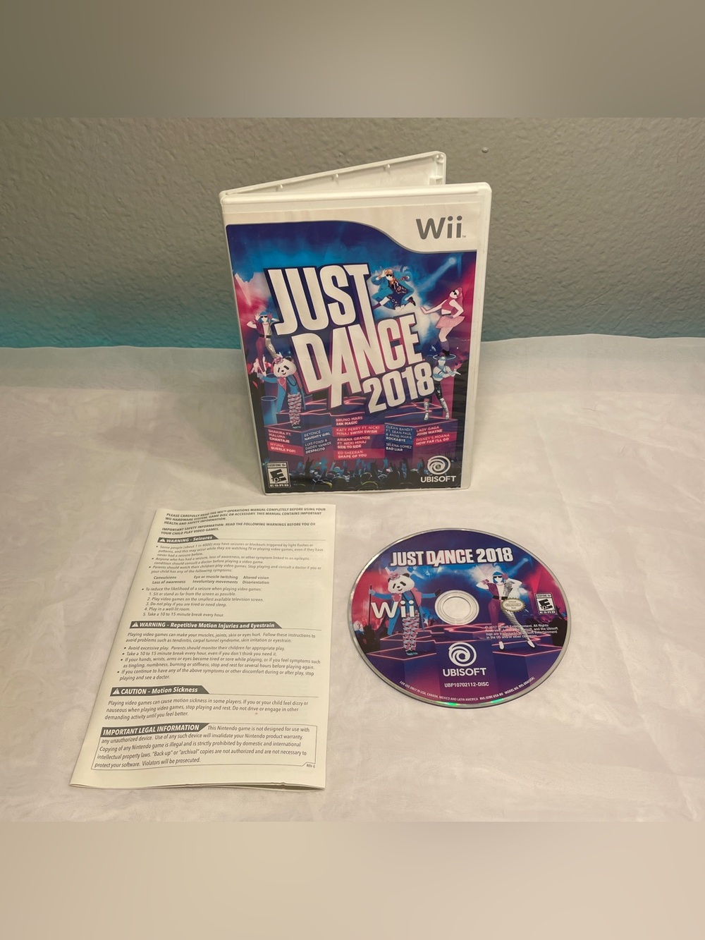 Just Dance 2018 (Nintendo Wii, 2018) CIB Complete Tested & Works Minty